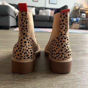 Dolce Vita leopard print booties